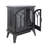 24" 3D Flame Electric Infrared Quartz Fireplace Stove with Remote