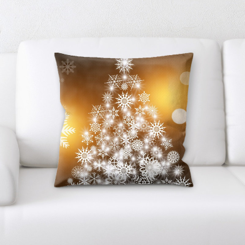 Coussin décoratif carte de noël