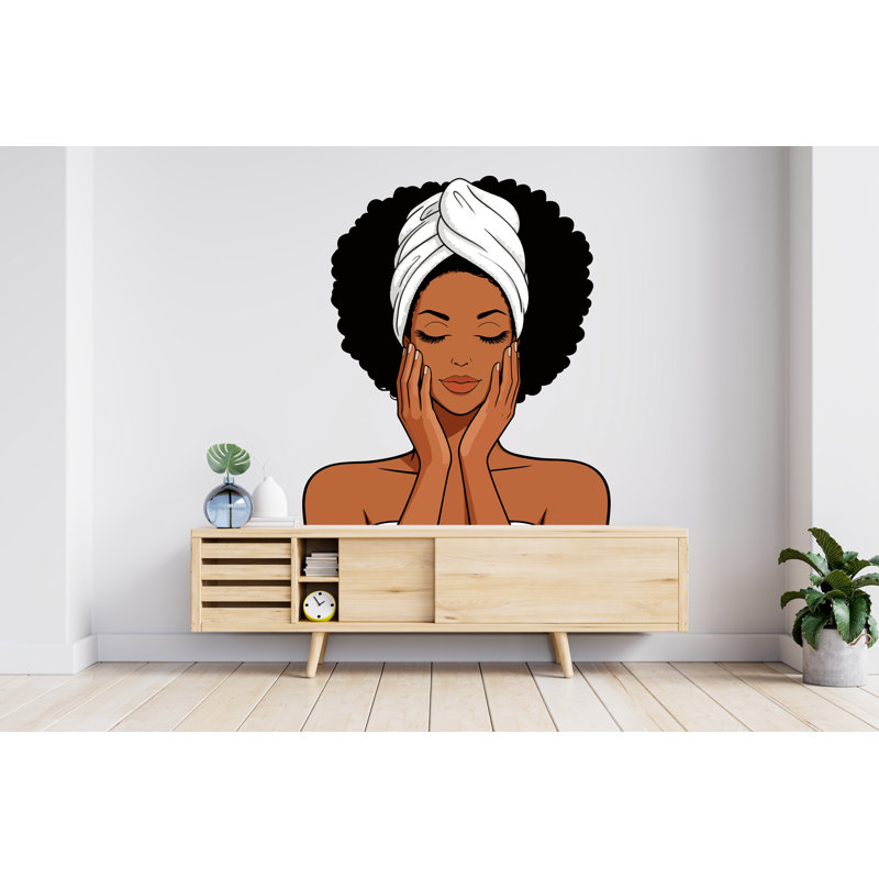 Adhésif décoratif pour le visage Facial Spa, H 46 po x l 40 po 