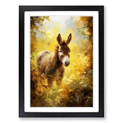 Donkey Impressionism No.2 - Framed Print