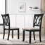 6 tables de salle à manger avec table en épingle à cheveux attrayante, 4 chaises et banc