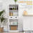 61" Freestanding Kitchen Pantry