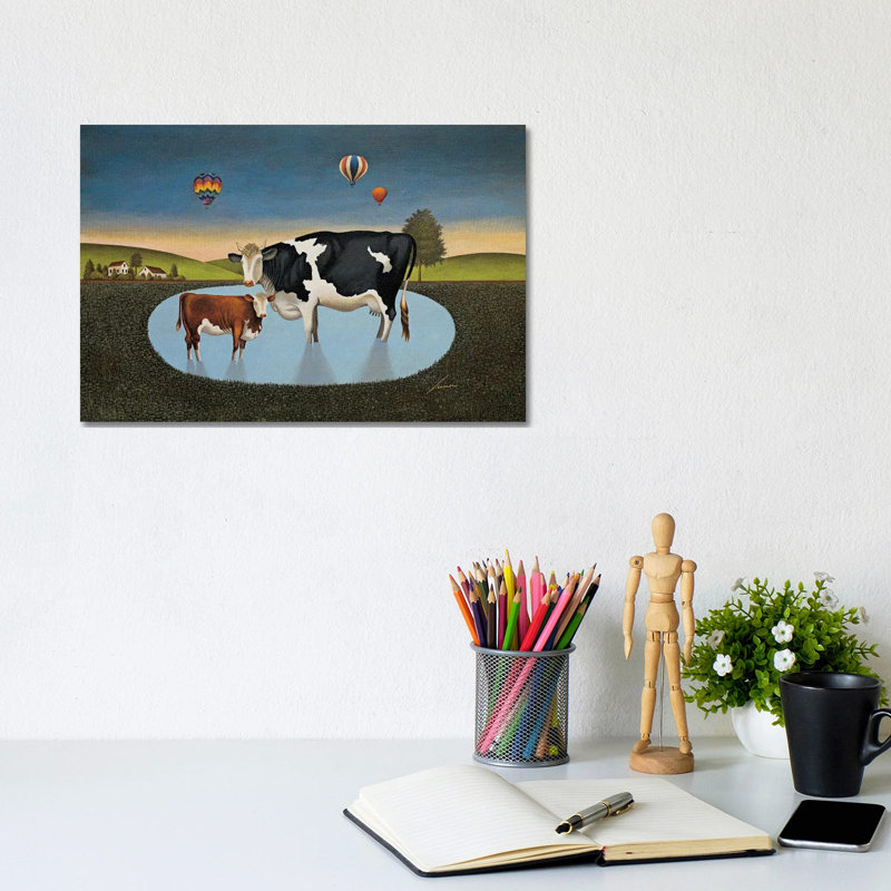 Sonoma Pasture 1 Piece Wrapped Canvas Painting, 20.32 cm H x 30.48 cm W