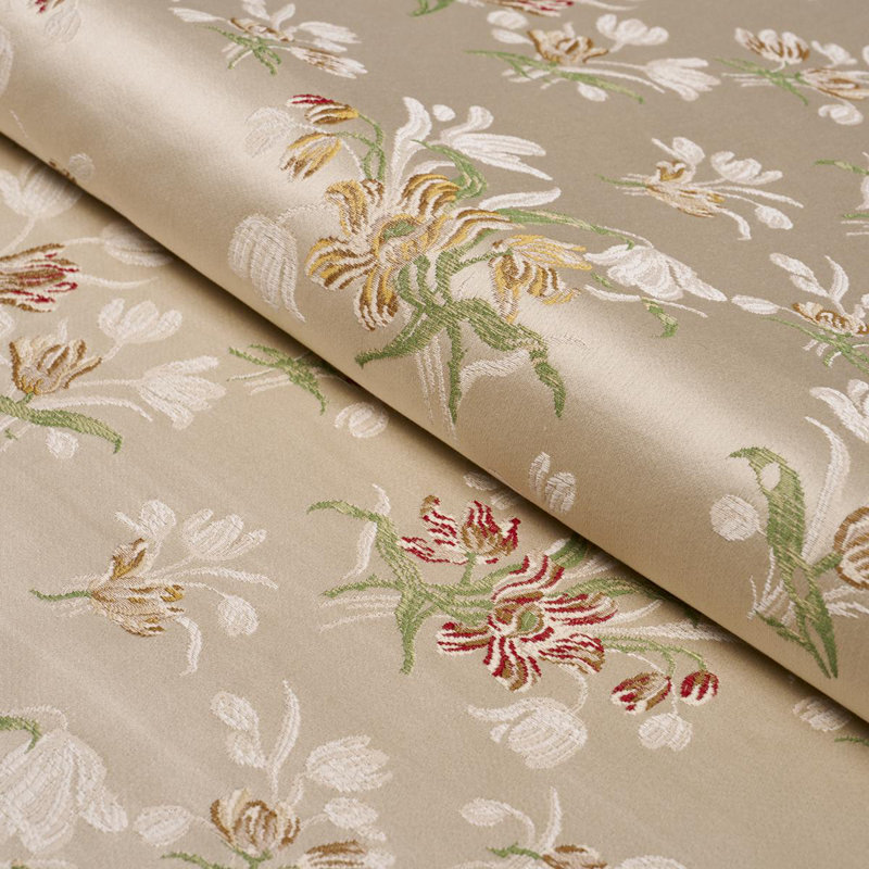Tissu Spitalfields Bouquet, Blanc
