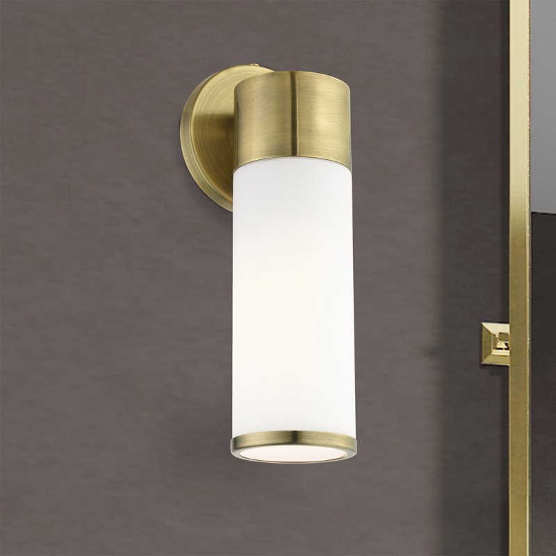 Coleridge Dimmable Bath Sconce, Antique Brass