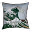 Katsushika Hokusai Leather/Suede Reversible Throw Pillow-2064058213-2131306346-2131306343