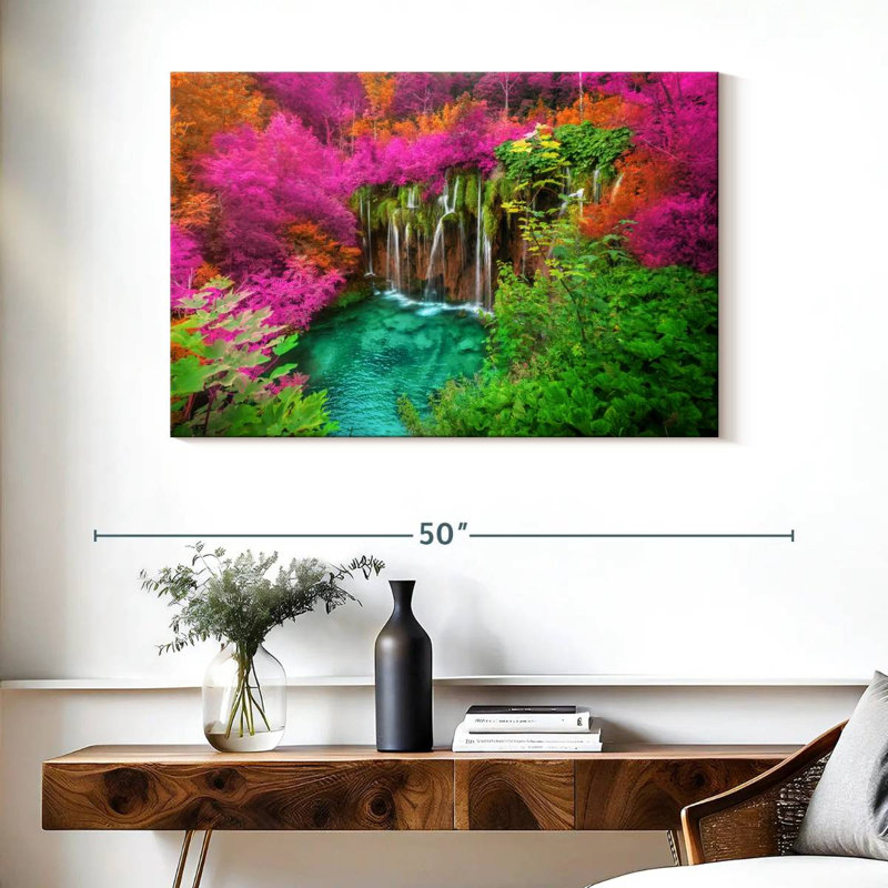 Couleurs de paysage Kerrick Plitvice, H 26 po x l 39 po