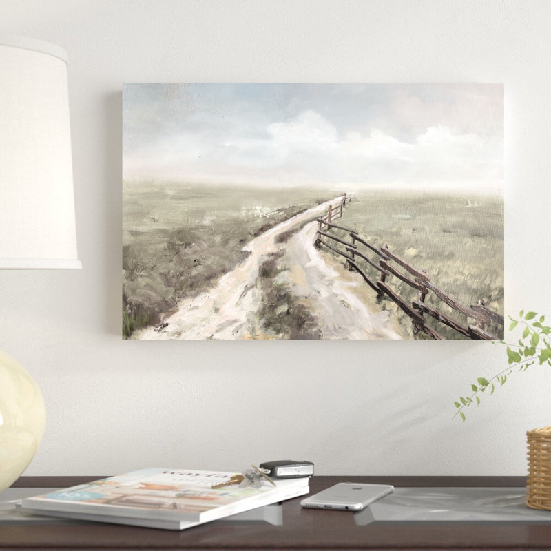 Country Road - Reproduction d'art sur toile tendue, H 12 po x l 18 po