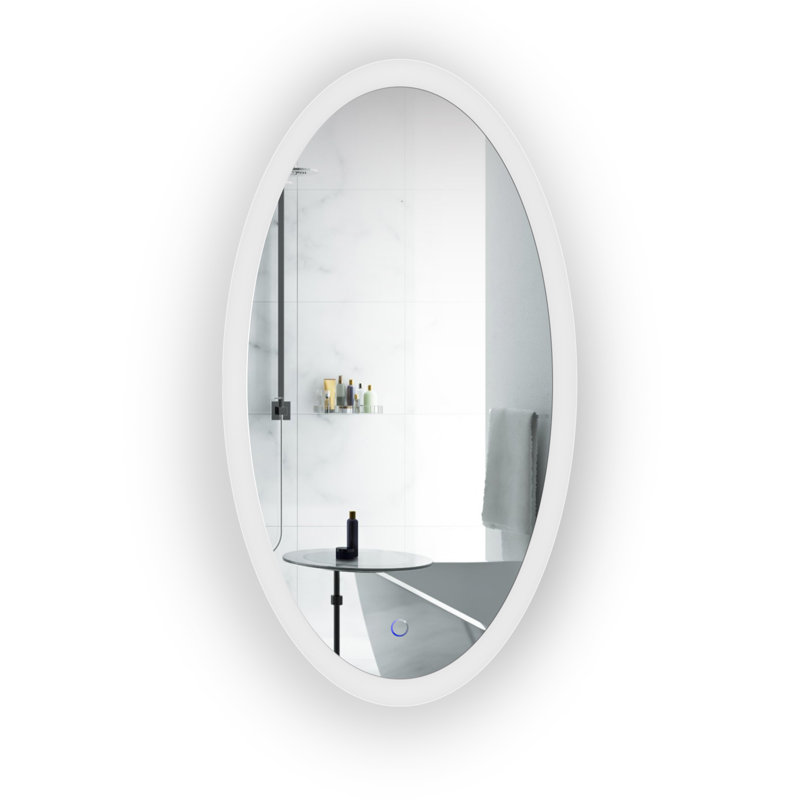 Nocera Flat Wall Mirror, 40" H x 22" W