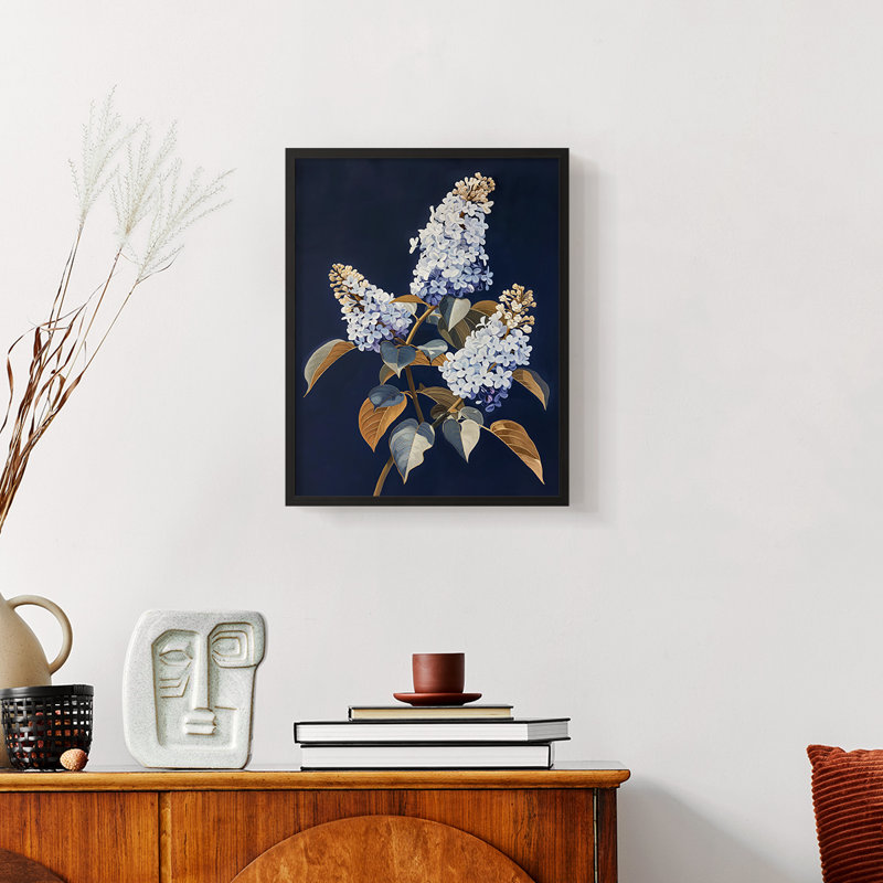 Série FLORAL CLXIX - reproduction encadrée de qualité supérieure - prête à être accrochée - aucun clou requis