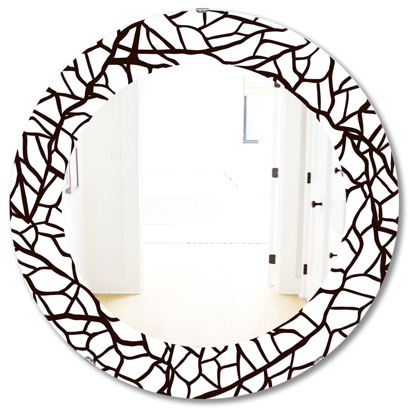 Miroir mural scandinave 20, H 31,5 po x l po