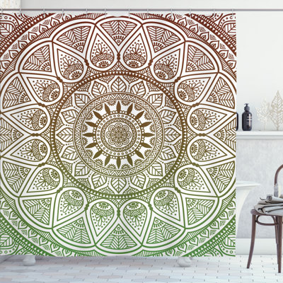 Shower Curtain with Hooks Included