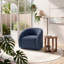 Fauteuil d'appoint pivotant en microfibre Luxury-134065415