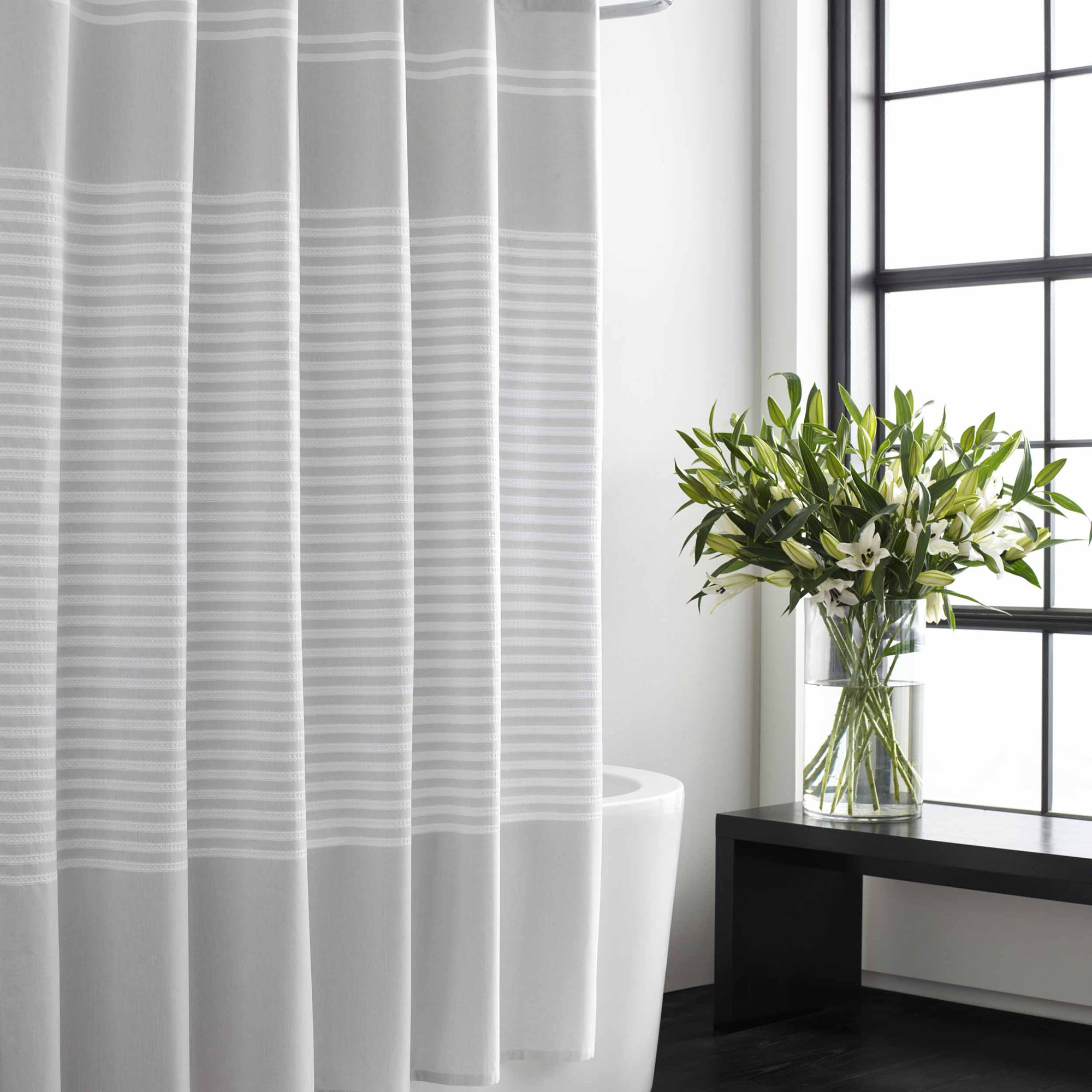 Wedgwood Vera Wang Shower Curtain - Thumbnail 3
