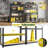 31.5"w Heavy-duty Steel Storage Shelving Unit With Rolled Edges, Adjustable Garage Shelving Unit For Garage, Basement, Pantry, Kitchen-1482790605