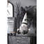 Gnome assis en tissu 10,2 x 5,5 x 23,5 po avec araignée blanche, pour décoration d'Halloween