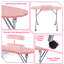 Table de manucure portable avec roulettes et tiroir