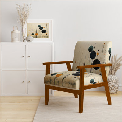 Fauteuil moderne rembourré en velours coloré Mid Century Minimalist Oasis IV