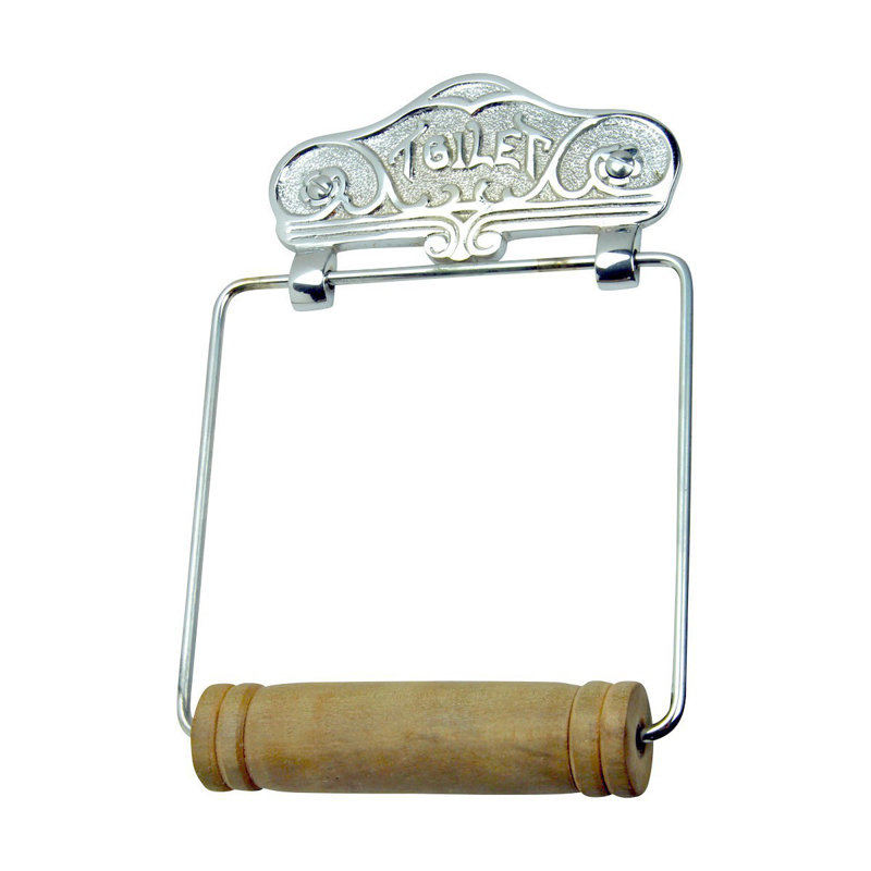 Porte-papier hygiénique antique, Chrome