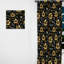 Or et bleu Luxury Damask Symphony III - Rideau damassé - Rideau obscurcissant - 1 panneaux-107611889