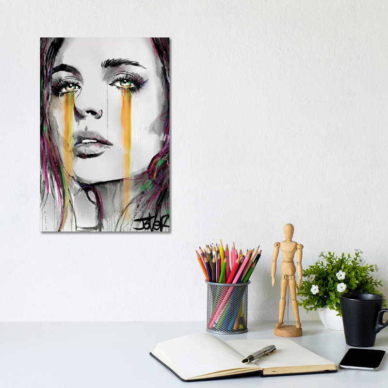 Streams 1 Piece Wrapped Canvas Painting, 20.32 cm H x 30.48 cm W
