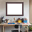 Tableau magnétique effaçable à cadre Grand Cherry-1177027772