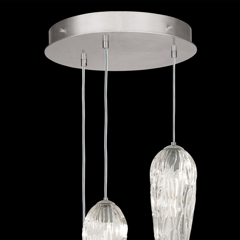 Las Olas 3 - Light Pendant, Silver