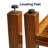 17.5'' W Teak Corner Shower Bench