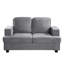 Causeuse moderne en velours-80472322