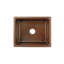 20" Hammered Copper Kitchen/Bar/Prep Single Basin Sink