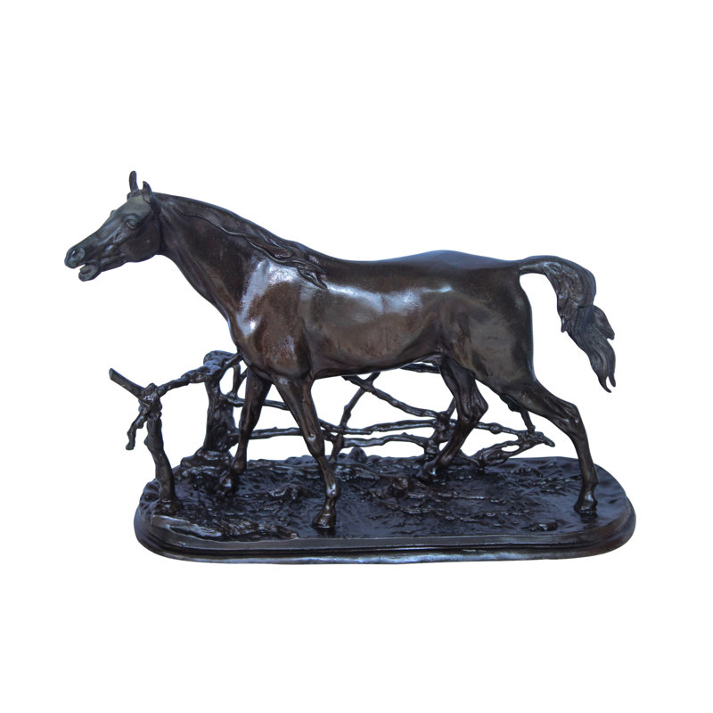 Statue en bronze 14 po x 5 po x H 10 po Nifao Collection Pierre Jules Mene