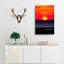 Sunset In Florida In Abstract - Wrapped Canvas Painting-55341982