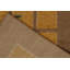 Rug & Kilim’S French Art Deco Rug In Beige-Brown With Gold Square Patterns-1373229221