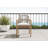 Fensee Teak Wood Patio Dining Set with-112321842
