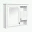 Armoire de salle de bain avec miroir et 3 tablettes
