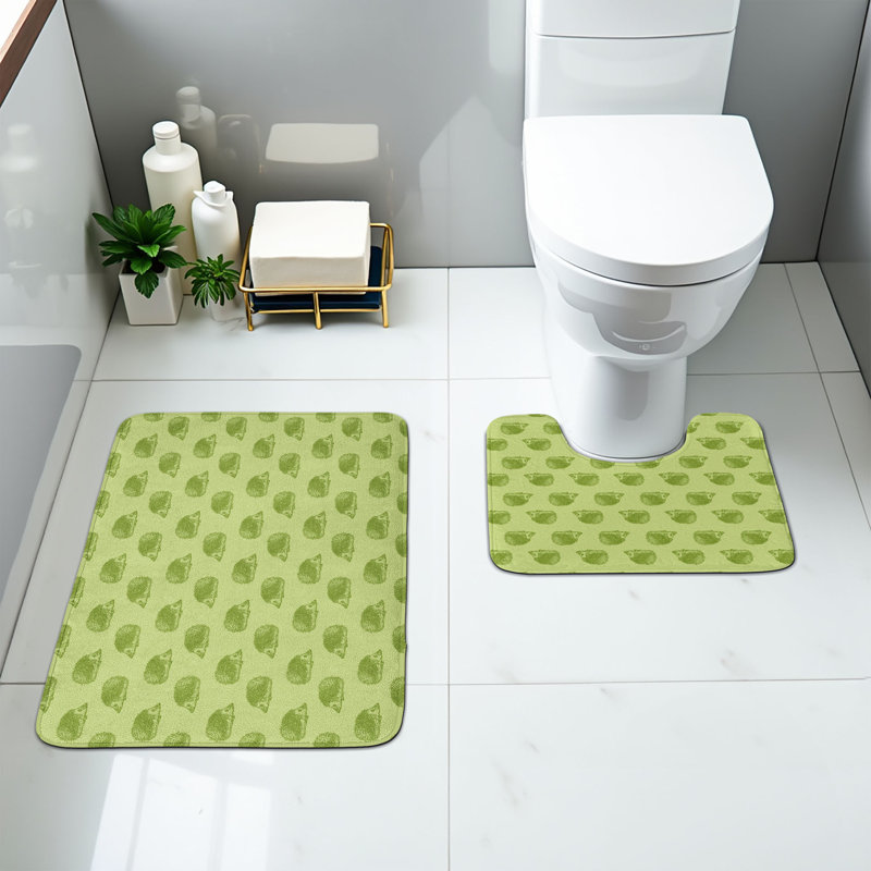  Ensemble de 2 tapis de salle de bain Hedgehog