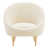 Ivory Faux Lamb Wool (100% Polyester)