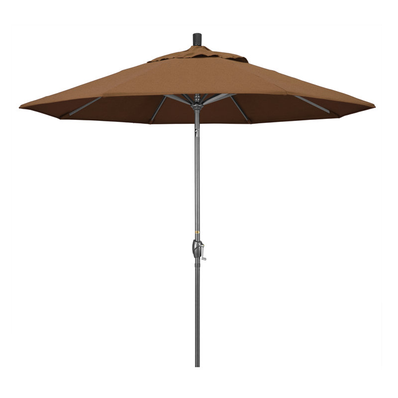 Parasol de marché 9 pi Ayomipo, Sunbrella® teck bruyère