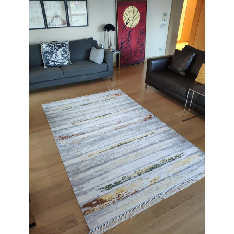 Tapis Masanao avec envers antidérapant, Rectangle 5 pi 3 po x 8 pi 2 po