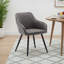 Chaise avec accoudoirs rembourrée Deverell-185070600