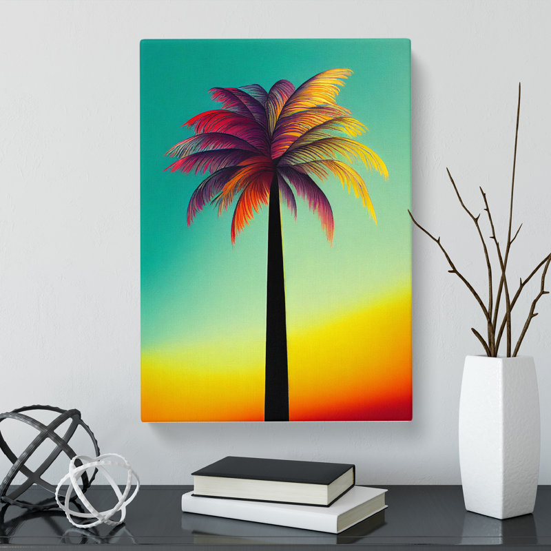 Palm Tree Vol.1 - Wrapped Canvas, 50cm H x 35cm W x 3cm D