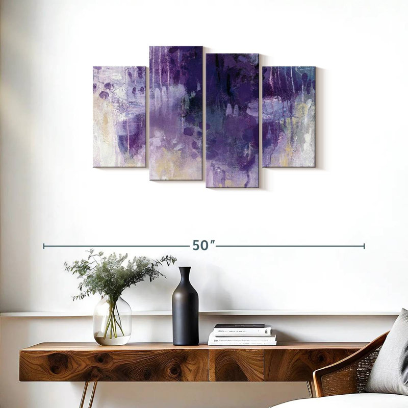 Avery Violet Rain, 22" H x 36" W