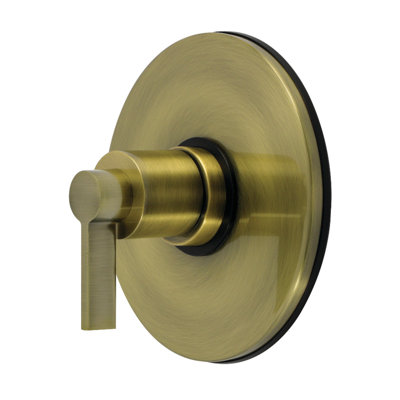 Ensemble de robinet de douche et de garniture à pression équilibrée à une poignée NuvoFusion Kingston Brass - Soupape incluse