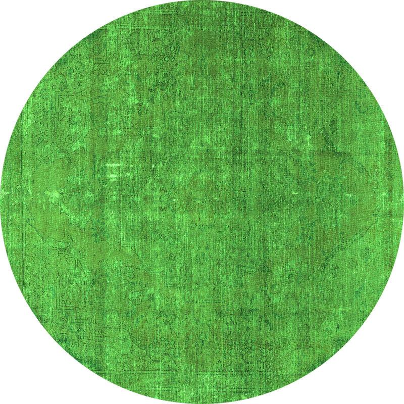 Emberrose Performance Oriental Indoor Rug, Round 3'