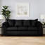 Canapé Dari, polyester classique, accoudoirs coussinés en mousse, 89 po-110979815