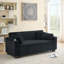 80"W Corduroy Expandable Sofa bed with CupHolder-1907808158