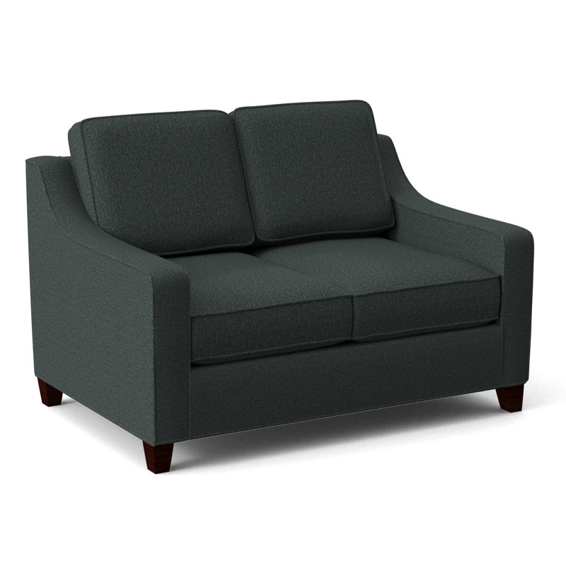 Clark 54" Square Arm Sofa Bed, Empire Mahogany, Connelly Wren