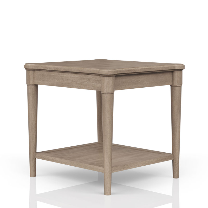 Ensemble de 3 tables d'appoint Dana Heights avec roulettes, table basse Mindi, Brun
