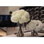 White Hydrangeas In Clear Glass Cylinder Vase-875334990-875334977