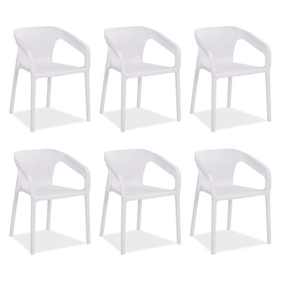 Waterville Stackable Outdoor Patio Dining Armchair